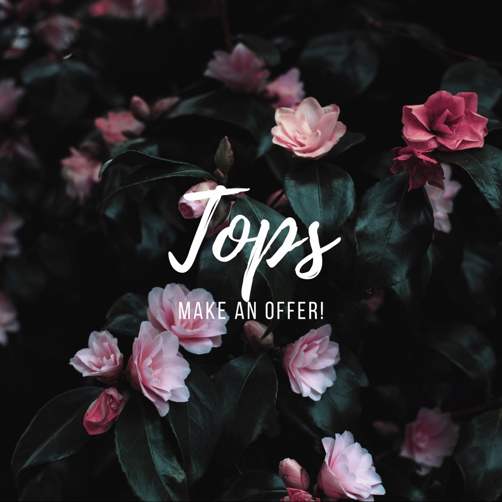 Here’s my section of tops!